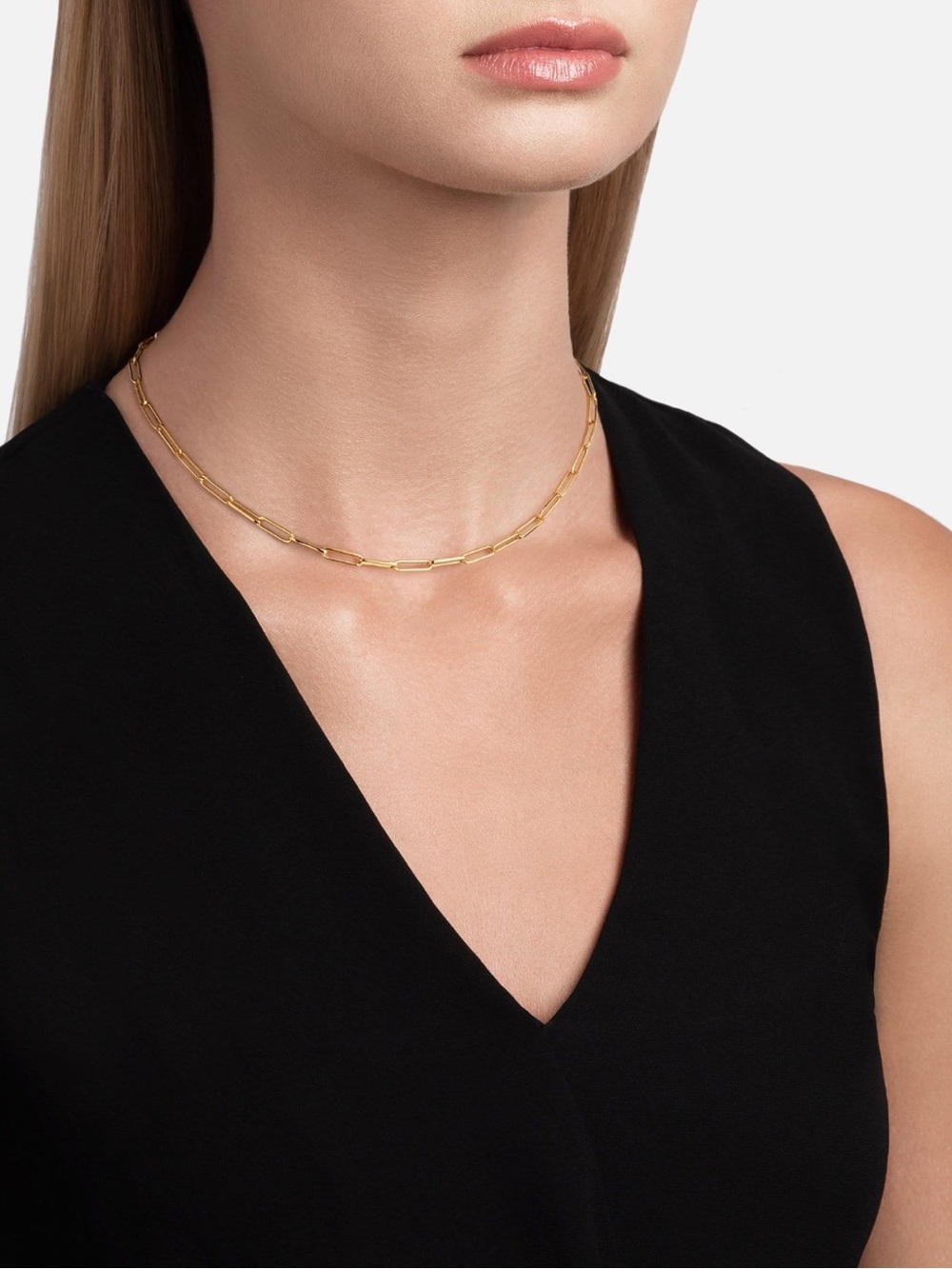 Miansai Volt Link 14K gold plated Choker necklace
